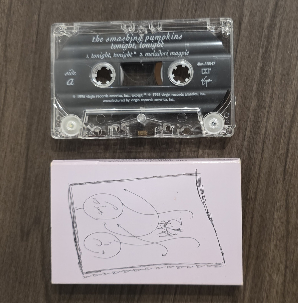 The Smashing Pumpkins Tonight, Tonight Cassette Single 1995 Virgin Rock 7243
